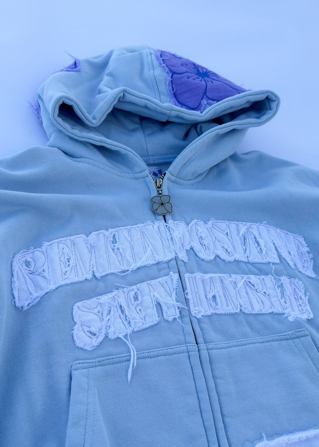 'New Beginnings' Zip Up (Blue)