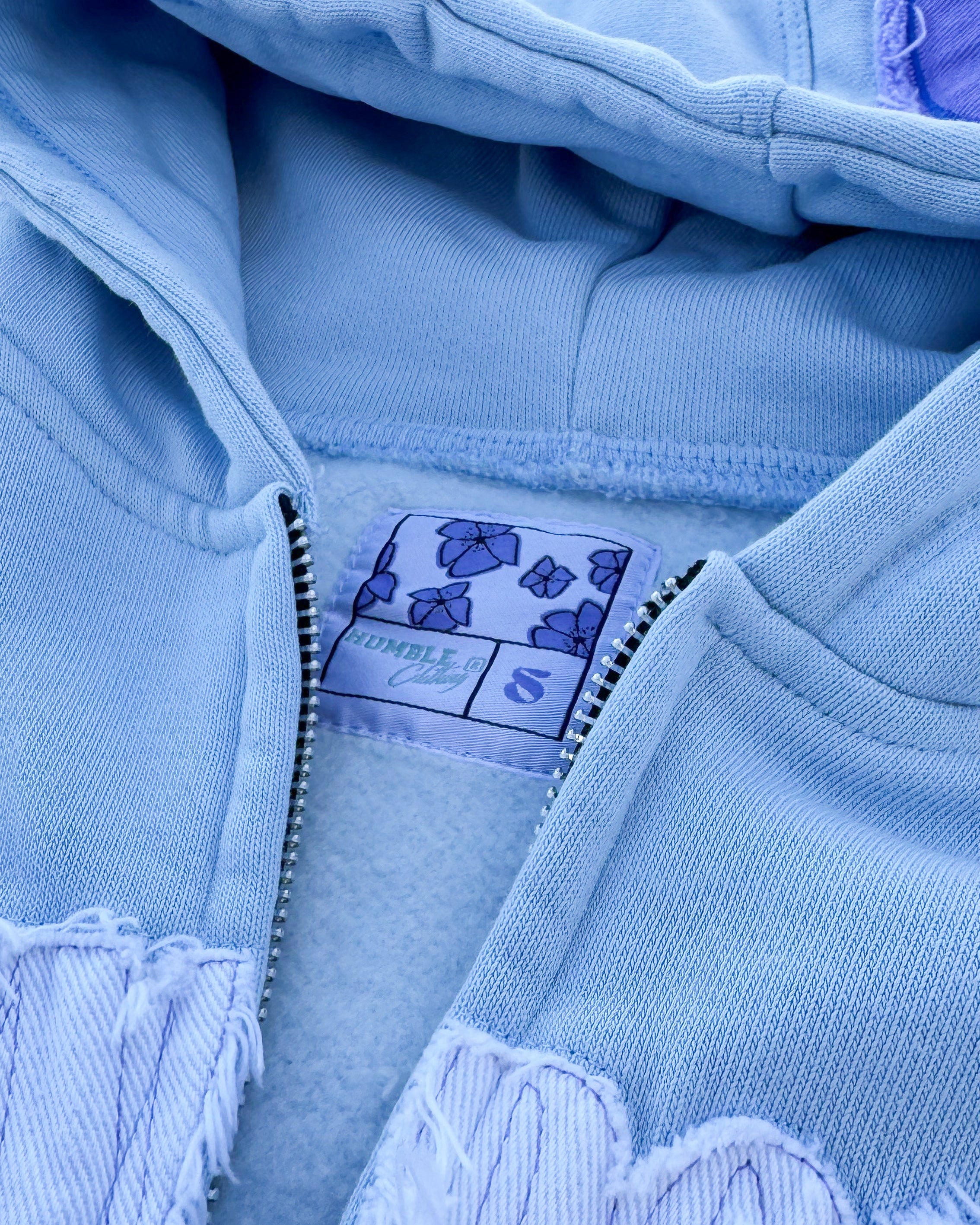 'New Beginnings' Zip Up (Blue)